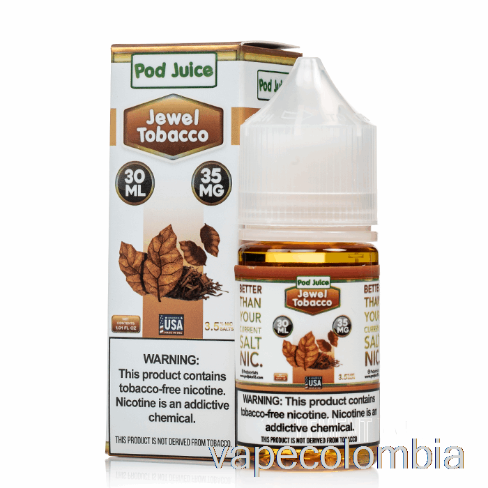 Tabaco Joya Desechable Vape - Jugo De Vaina - 30ml 20mg